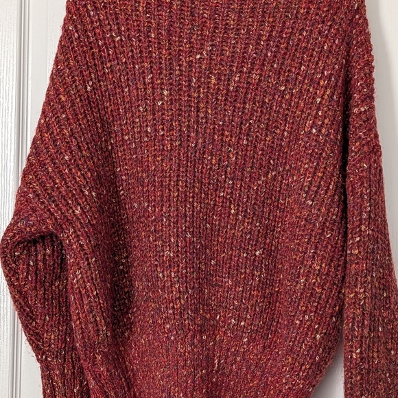 Cozy Red Turtleneck Sweater - Picture 3 of 6